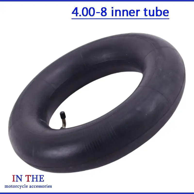 4.00-8 thickened inner tube with 8-inch widened inflatable lining, suitable for beach bike ATV tire inner tube accessories