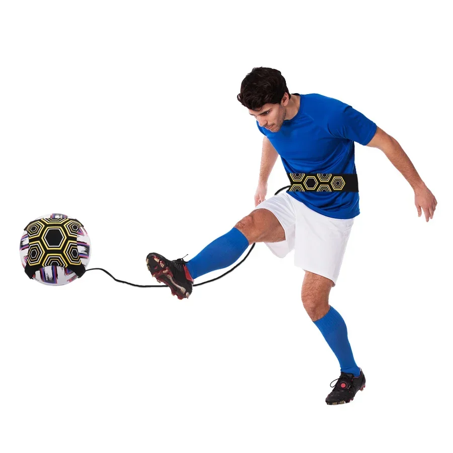 Fußball Kick Trainer Fußball Übungsgürtel Fußballgürtel Verstellbarer Trainer Zug Kinder Erwachsene Fußballtrainer Ausrüstung