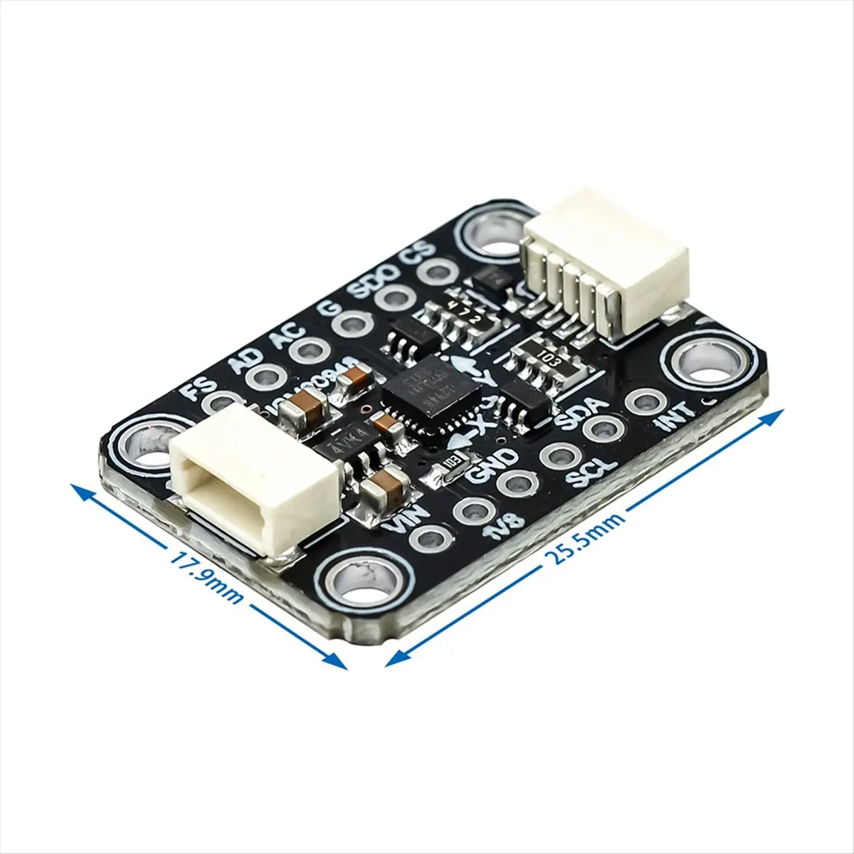 4554 -20948 9-Dof Imu Quad Output Sensor Module with Eeprom Compatible with Stemma Qt Qwiic-BCBW