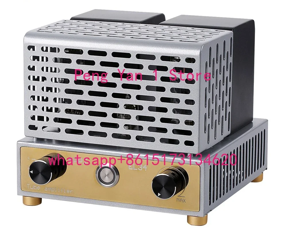 Single-ended Class A EL34 gallbladder power amplifier HIFI fever mini tube power amplifier EH EL34 12AX7 view 2