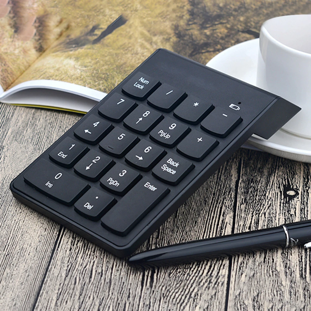 Wireless External Numeric Keypad Keyboard Wireless Numeric Keypad for Accounting Teller Laptop Notebook