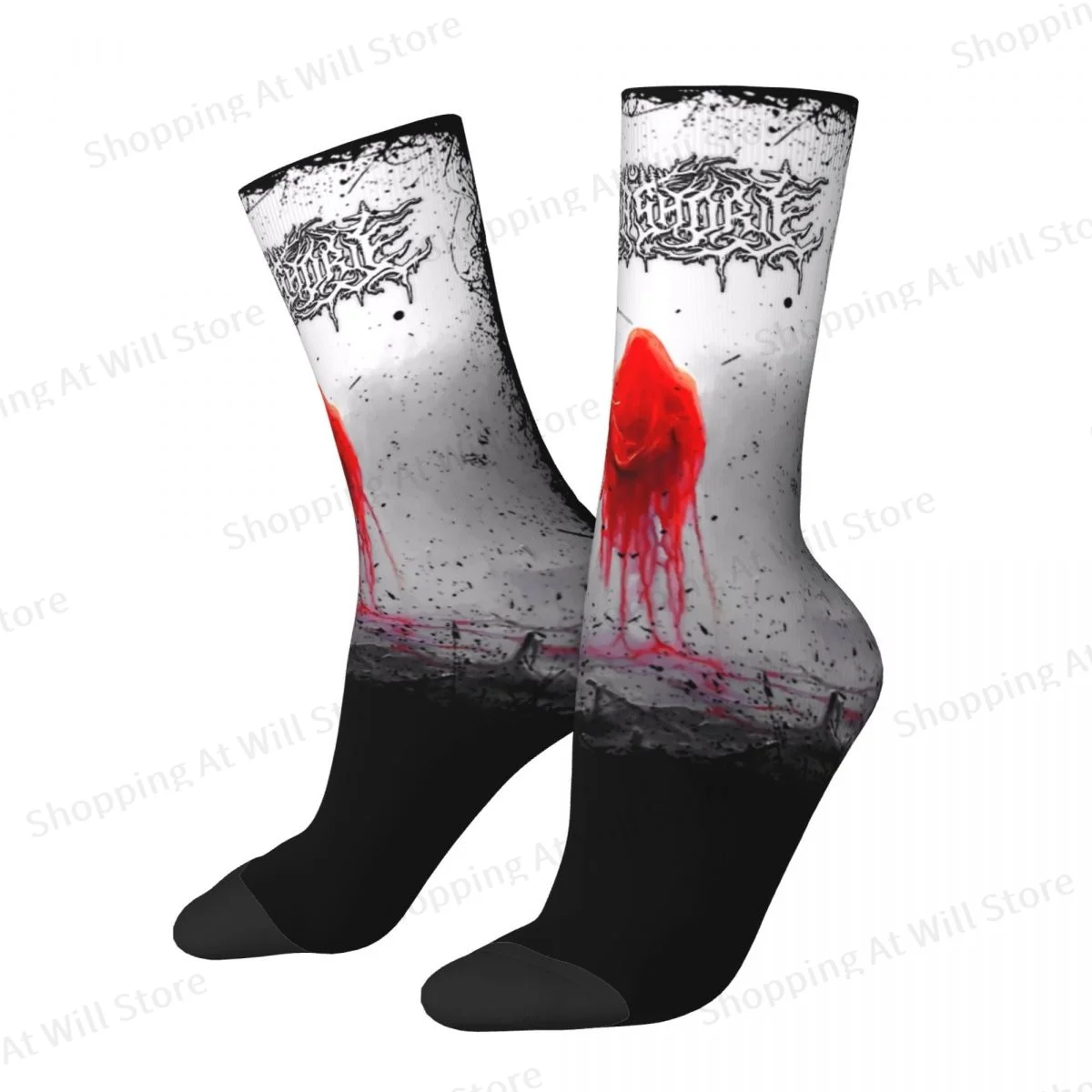 Lorna Shore Album Cover Tee Poster Men Women Round neck Socks Outdoor Novelty Spring Summer Autumn Winter Stockings Gift