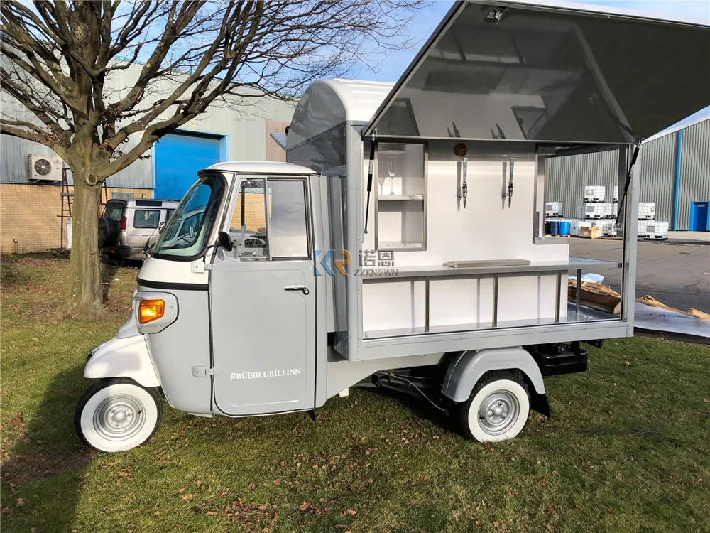 Pizza Truck Europe for Sale Juice Cart Food Carts Hot Dog Stand Ice Cream Truck Electric Food Cart Tricycle Ape Food Truck