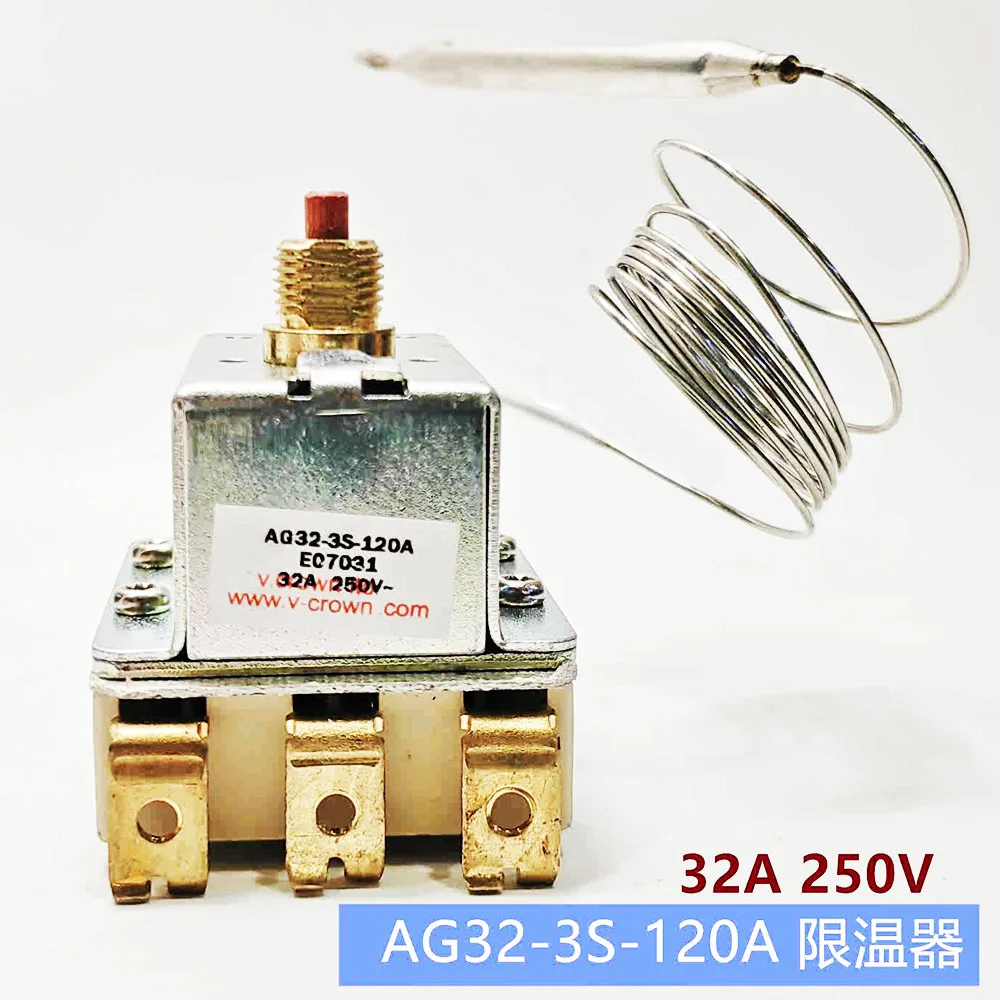 

Контроллер перегрева для посудомоечной машины AG32-3S-120A, терморегулятор, ограничитель температуры