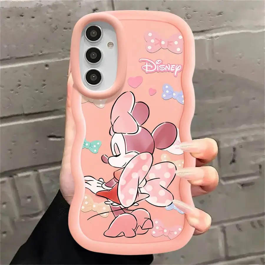 Disney Minnie Mouse Phone Case for Samsung Galaxy A20 A20s A30s A50 A02s A03 Core A04 A05s A11 A13 A14 A15 A21s A51 4G 5G Cover