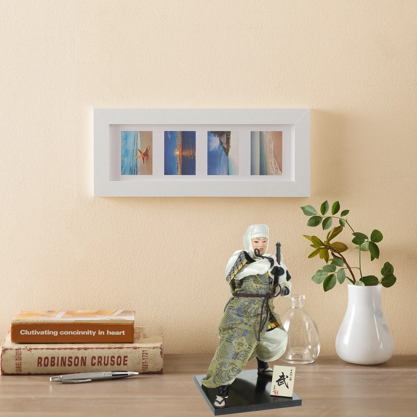 

Japanese Style Traditional Samurai Ornament Decorative Desktop Office Japanese Festival Decoration