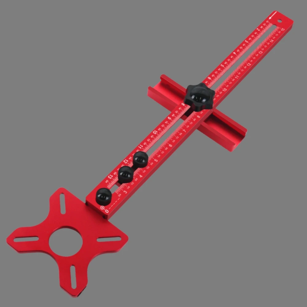 3-in-1 freesfrezen Groefbeugel Houtbewerking Snijden en frezen Circulair hulpgereedschap Aluminium router Cirkelsnijmal