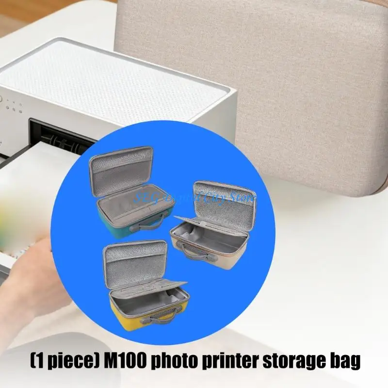 

U75B Protective Handheld Pouches For Liene M100 Portable Photo Printer Shell Design With Lightweight EVA Fabric Build