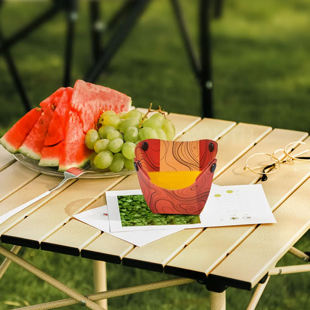 4PCS Lightweight Folding Tableware Portable Bowl Dinner Plate Coffee Filter Funnel Water Cup Multi-purpose Camping Tableware