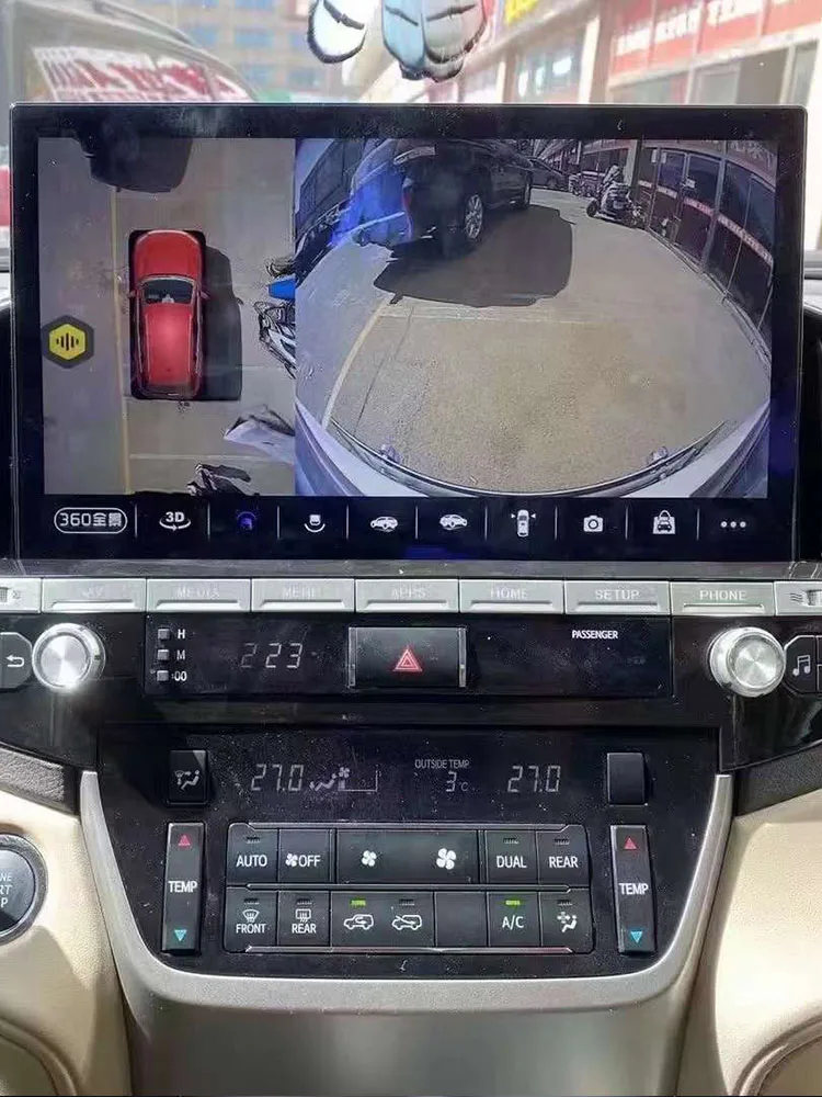 Auto 360 ° Panorama-Kamerasystem für Android-Multimedia-Bildschirm, Android-Multimedia-System mit 360-Grad-App-Funktion – Detail 14