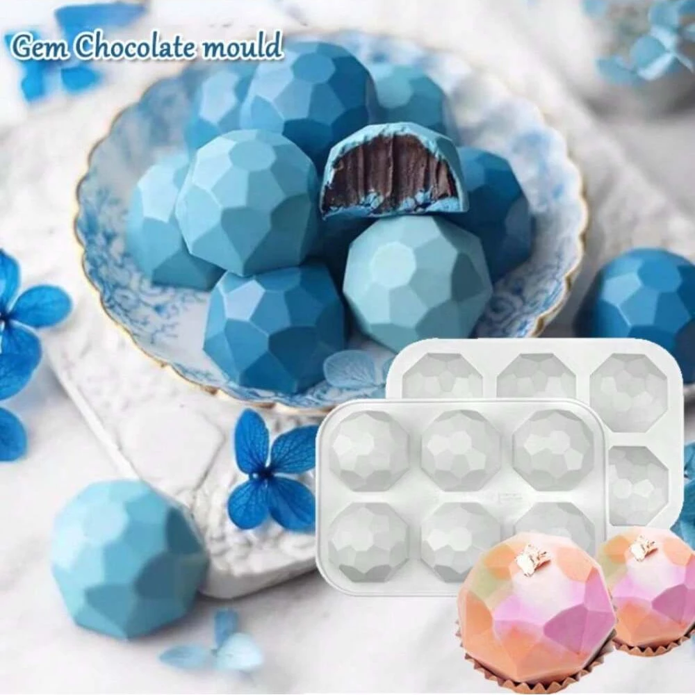 Flower Shaped Silicone Donut Mold 3D Fondant Cake Chocolate Baking Tool Non-Stick Multicavity Mould for Muffins Dessert
