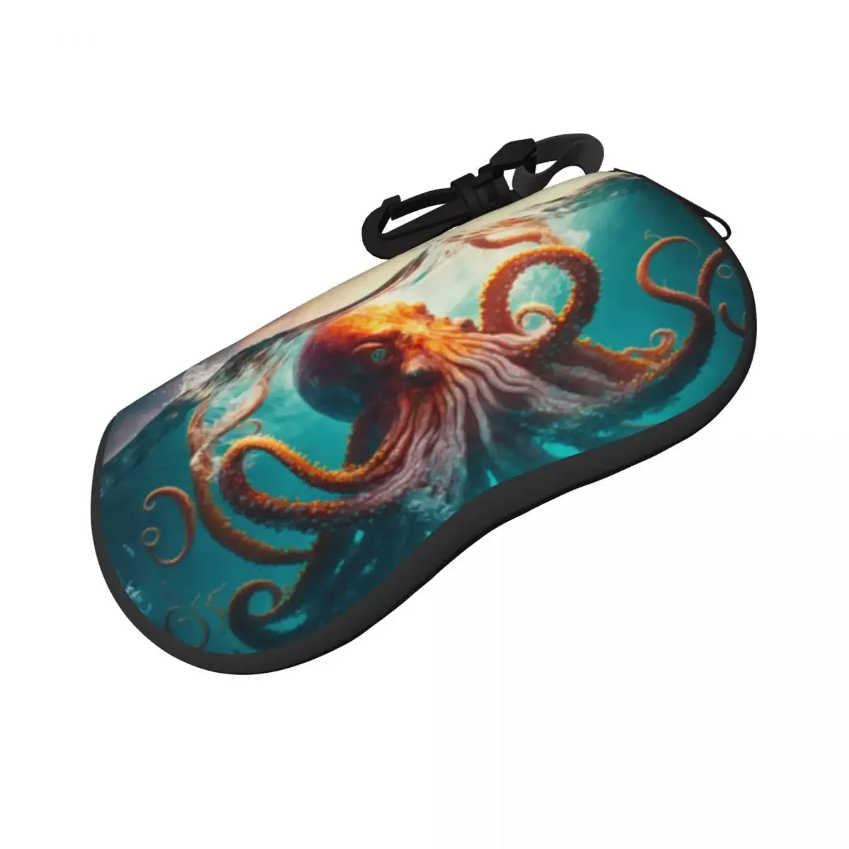 Glasses Bag Protective Case Large Octopus Sea Waves Women Men Sunglasses Case Box Reading Eyeglasses Box Accessories