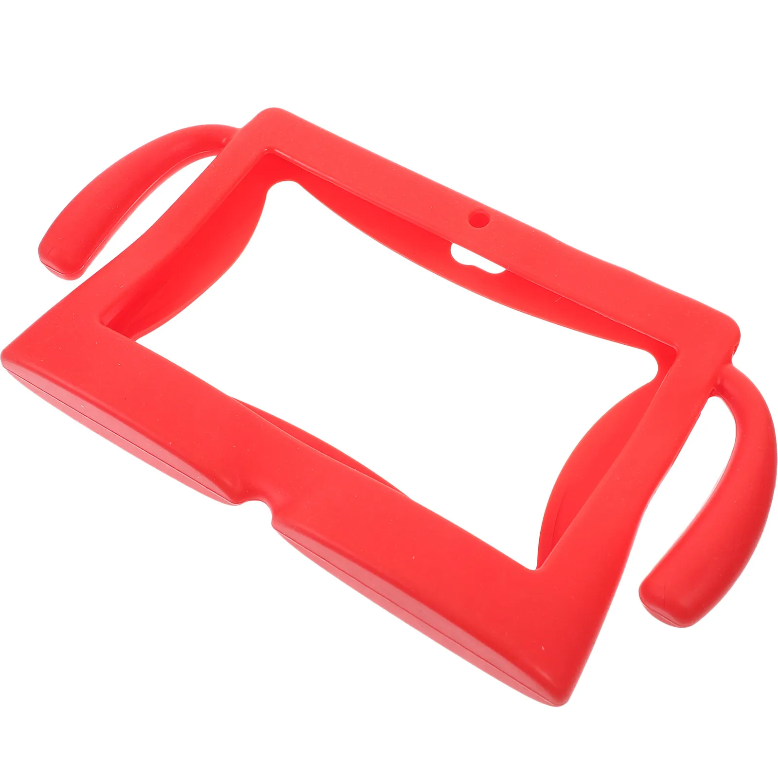 Silicone Tablet Protective Cover Case for Q88 7 Inch Heavy Duty Red Gel Cover Handle Grip Scratch Dirt Collision Resistant