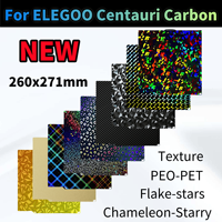 Build Plate For ELEGOO Centauri Carbon 260x271mm Double Sided PEI PEO PET PEY Heat Bed Spring Steel Sheet For Centauri Carbon