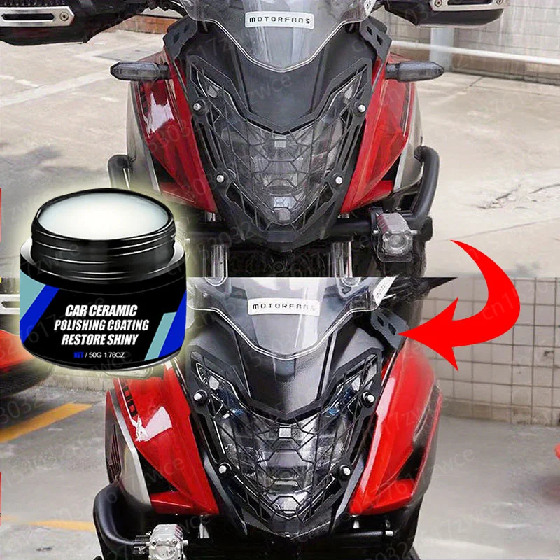 

Motorcycle Fuel Tank Ceramic Nano Wax Coating Car Nano Crystal Hydrophobic Layer Anti-Scratches Car Polishing Scratch Repair Wax