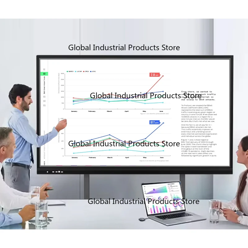 Interactive Whiteboard 4K High-Definition Board with 20-Point Touch Various Sizes Available 55/65/75/85/86/98/100/110 Inch