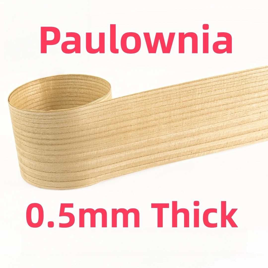 

Натуральный шпон павловнии толщиной 0,5 мм для гитарных инструментов Guzheng, лицевые панели, легкие двери, поделки, ручные сделай сам