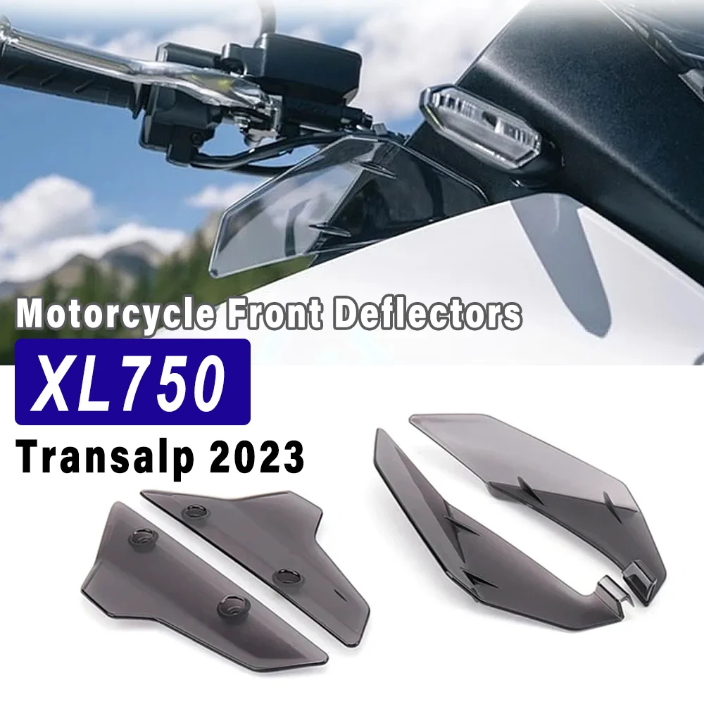 

For Honda XL750 Transalp 2023 Accessories Motorcycle New Front Deflectors Kit XL 750 Side Windscreen Windshield Spoiler Acrylic