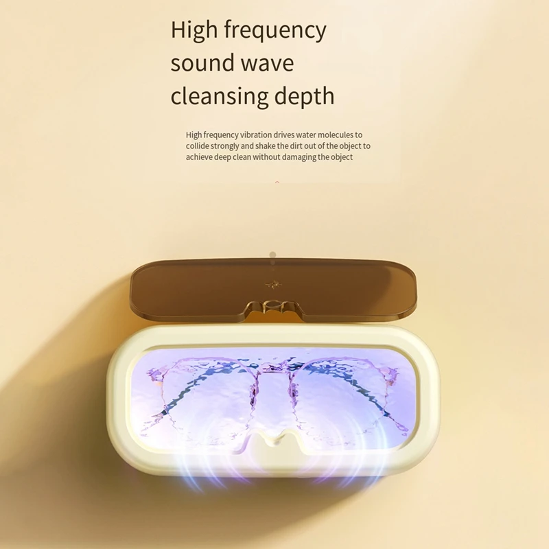Glasses Cleaning Ultrasonic Jewelry Cleaner Machine High Frequency Ultrasonic Cleaning Bath For Jewelry Washing Easy Install