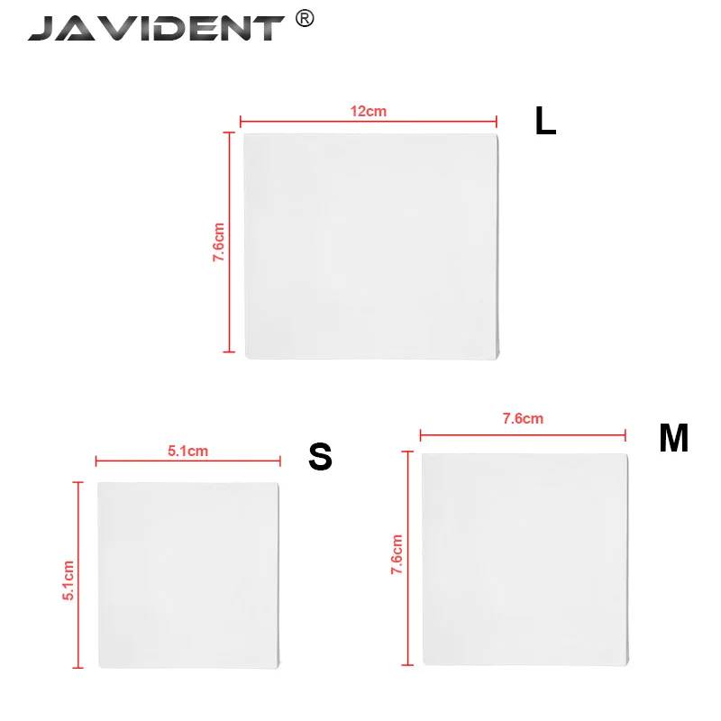 Disposable Dental Lab Mixing Paper S/M/L Composite 50 Sheets Cement Powder Pad Paper for Dentistry Silicone Impression Materials