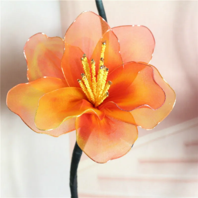 Image 7: Fil de fer pour fleurs à faire soi même,outil en nylon, accessoire de fabrication, 0,45mm de diamètre, 80 cm, 25 pièces