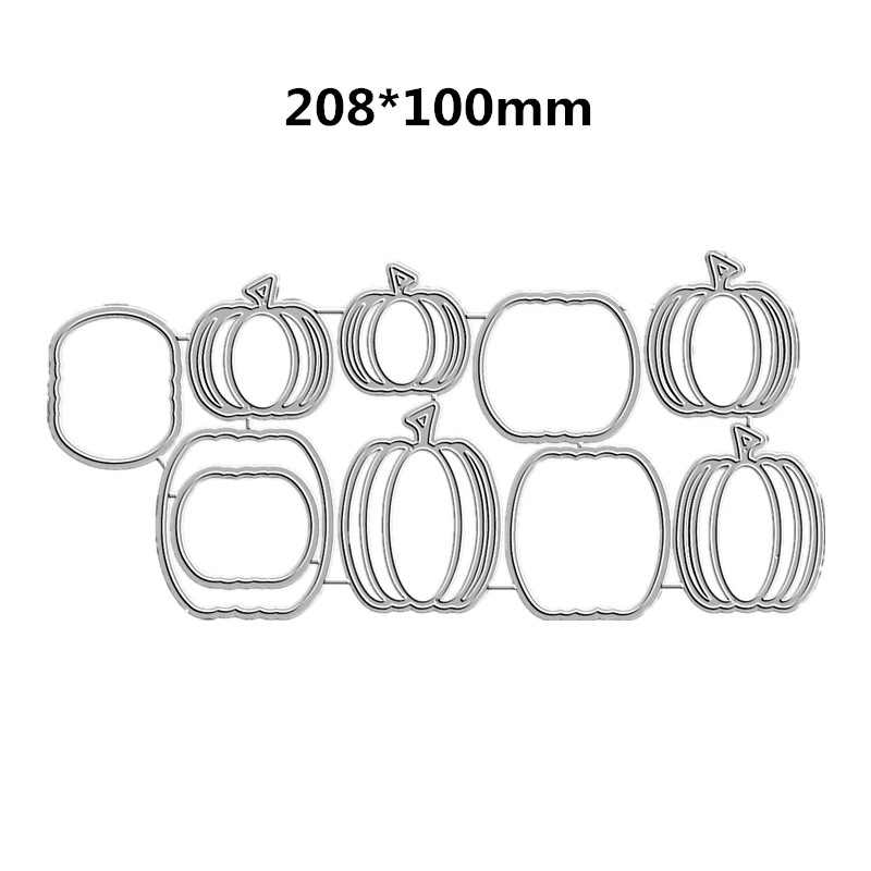 호박 가을 절단 다이, 스크랩북 종이 제작 프레임, 카드 공예 용품, 스탬프 없음, 8 월 2023 신상