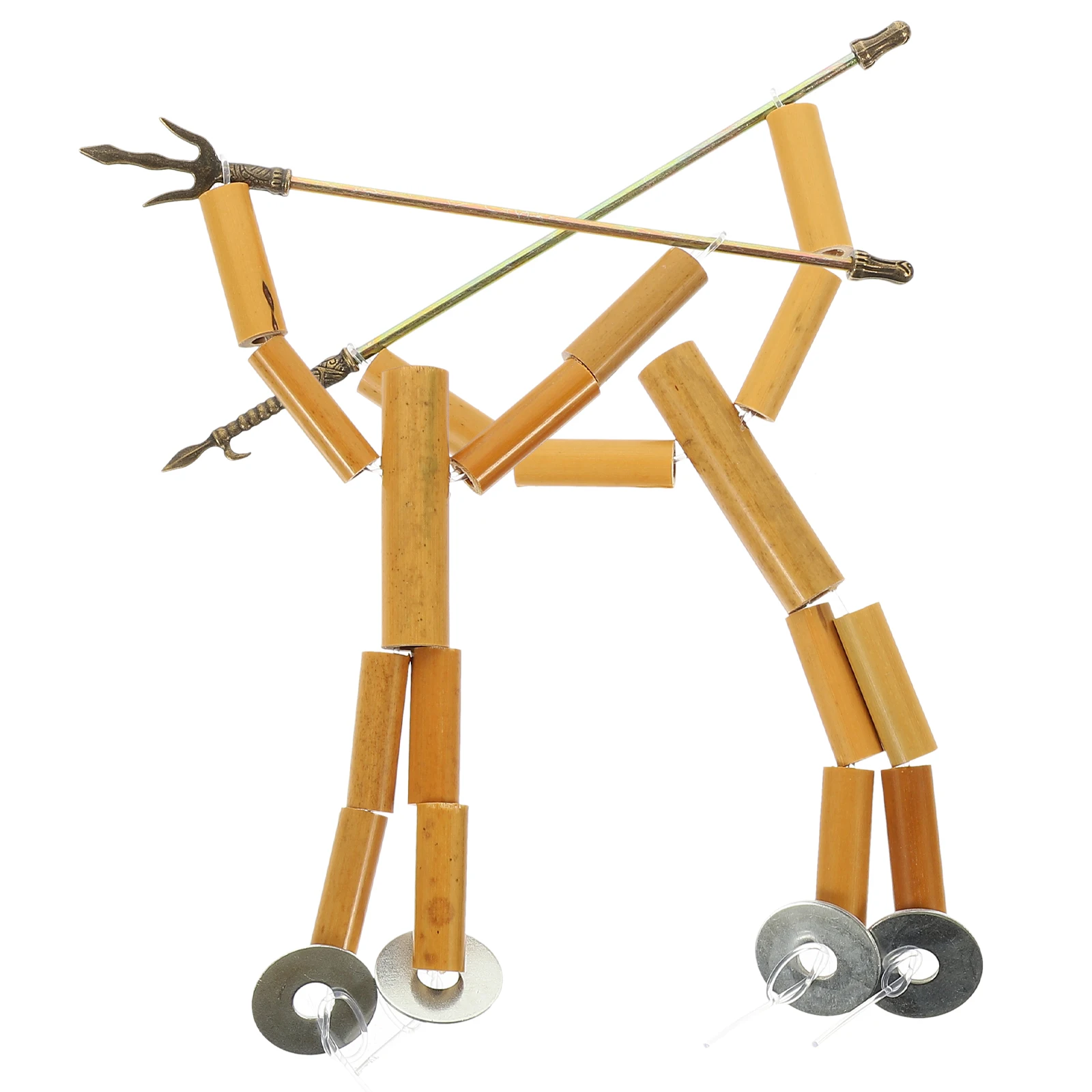 

2pcs 2 Bags Bamboo Man Material Pack DIY Puppet Kit Craft Supplies Kids Toys Educational Hand Made Puppet Making Kit