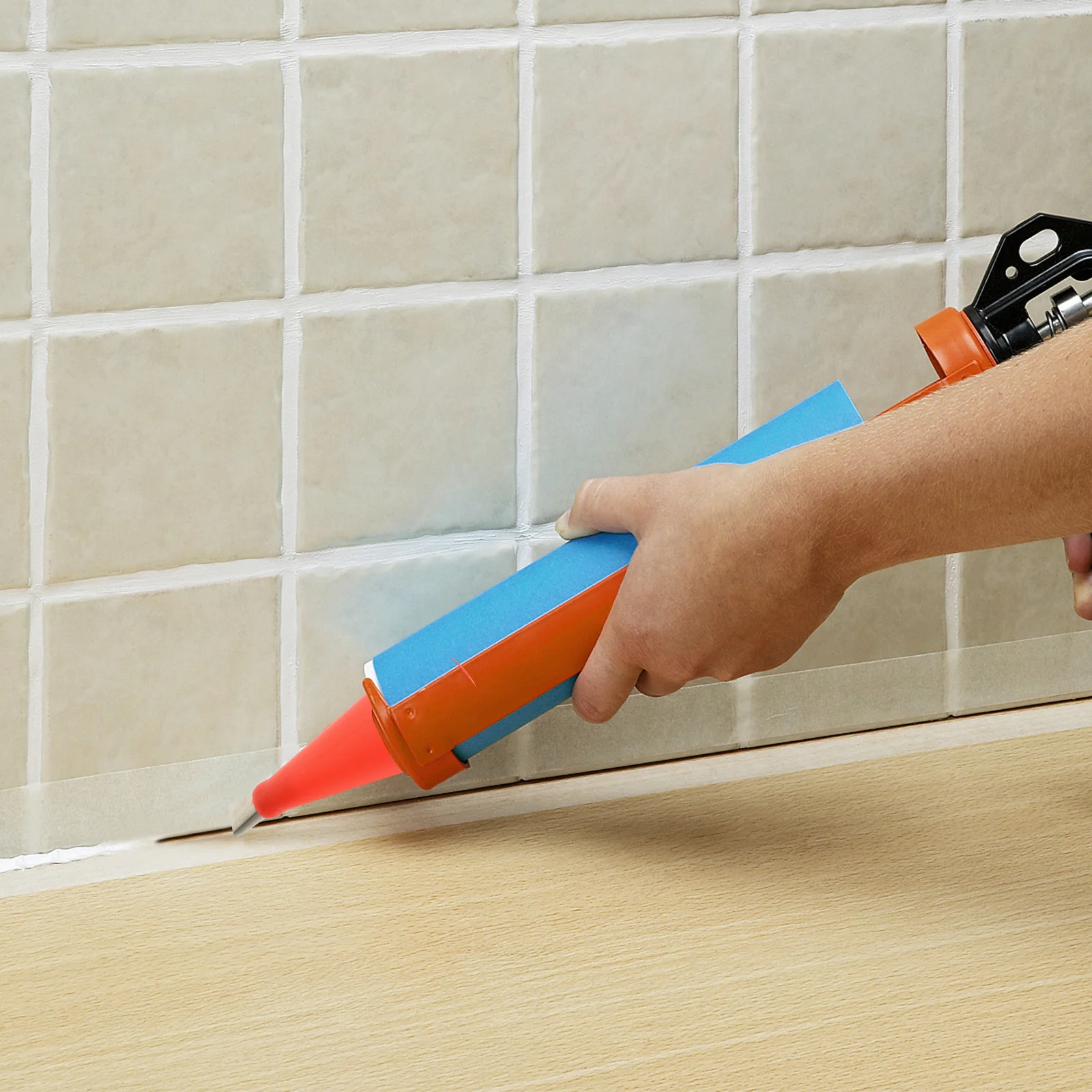 

1Set Caulking Nozzle Applicator Finishing Tool Practical Reusable ABS Material Caulking Tool Caulk Extension Nozzle