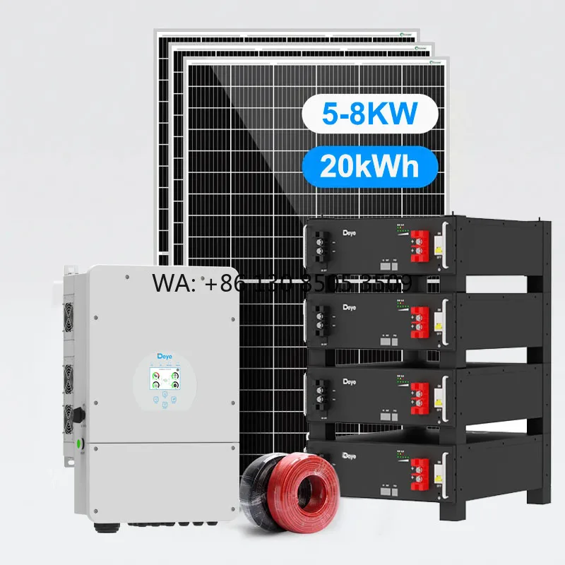 

Deye Good Performance Low Price SUN-8K-SG01LP1-EU Hybrid 8Kw Deye Single Phase Hybrid Solar Inverter