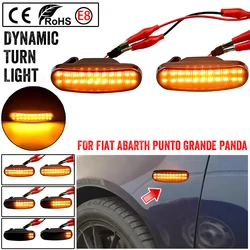 2Pcs For Fiat Panda 169 Grande Punto Inkl. Evo Doblo Fiorino Linea Idea Dynamic LED Side Marker Light Repeater Lamp