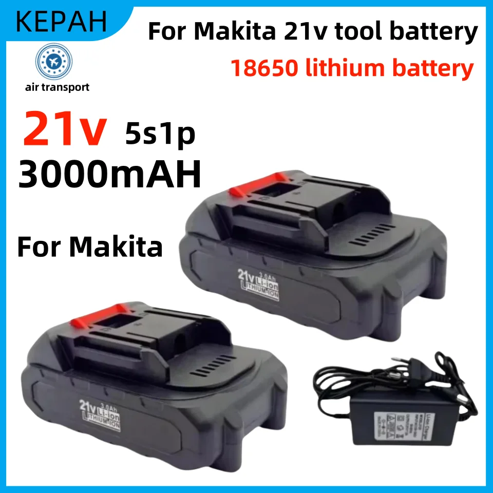 Original 5s1p 3000mAh 21V Rechargeable Lithium-Ion Battery for Makita 18V 20V Cordless Dirll/Brushless Wrench/Screwdriver