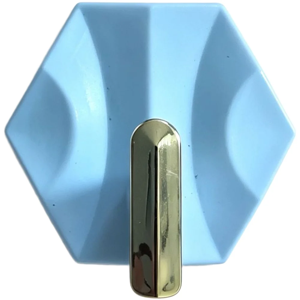 For mini Hexagon Hooks No Drill Wall Mount for Bathroom Kitchen Smooth Surfaces Keys Towels Small Items Organizer