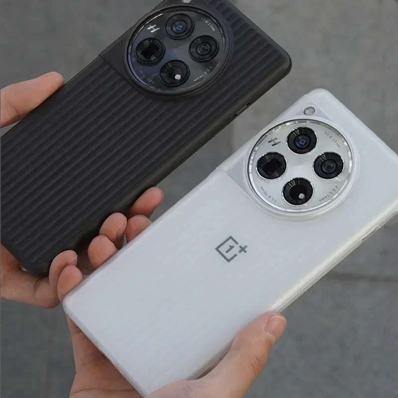 

Для OnePlus 13/13R/12/Ace 2 Pro Slim 0,51 мм матовая несетя крышка гофрированный прозрачный жесткий ПП роскошный задний чехол Funda
