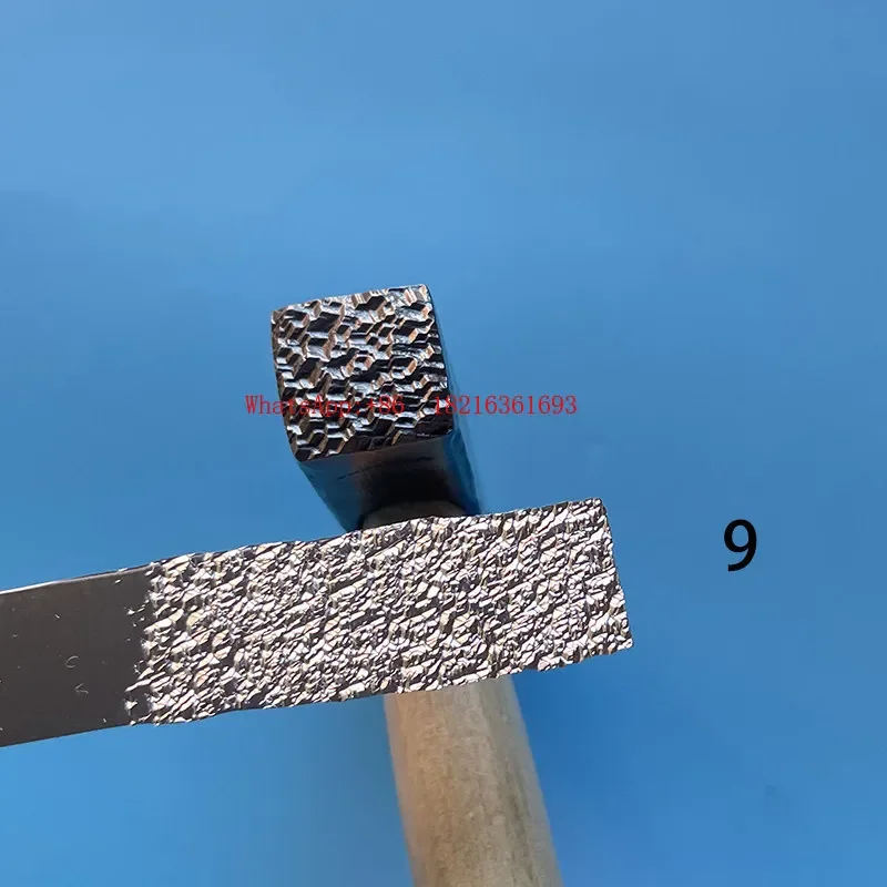 Limited Offer Texture Jewelry Hammer, Broken Pattern Metal Stamping Tool, DIY Jewelry Making Metal Craft Hammer
