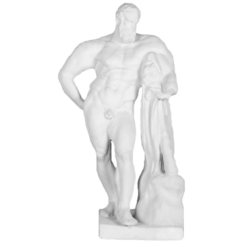 

Art teaching aids 54cm Hercules plaster statue sculpture sketch Hercules statue head model ornament
