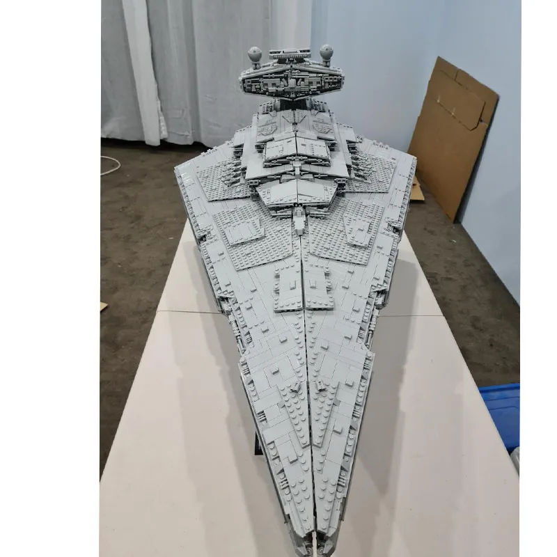 

MOC-9018Ировка, внешний космический корабль, линкор, строительные блоки, модель 15310 деталей, MOC, креативные строительные блоки для мальчиков и детей на день рождения, игрушки, подарки