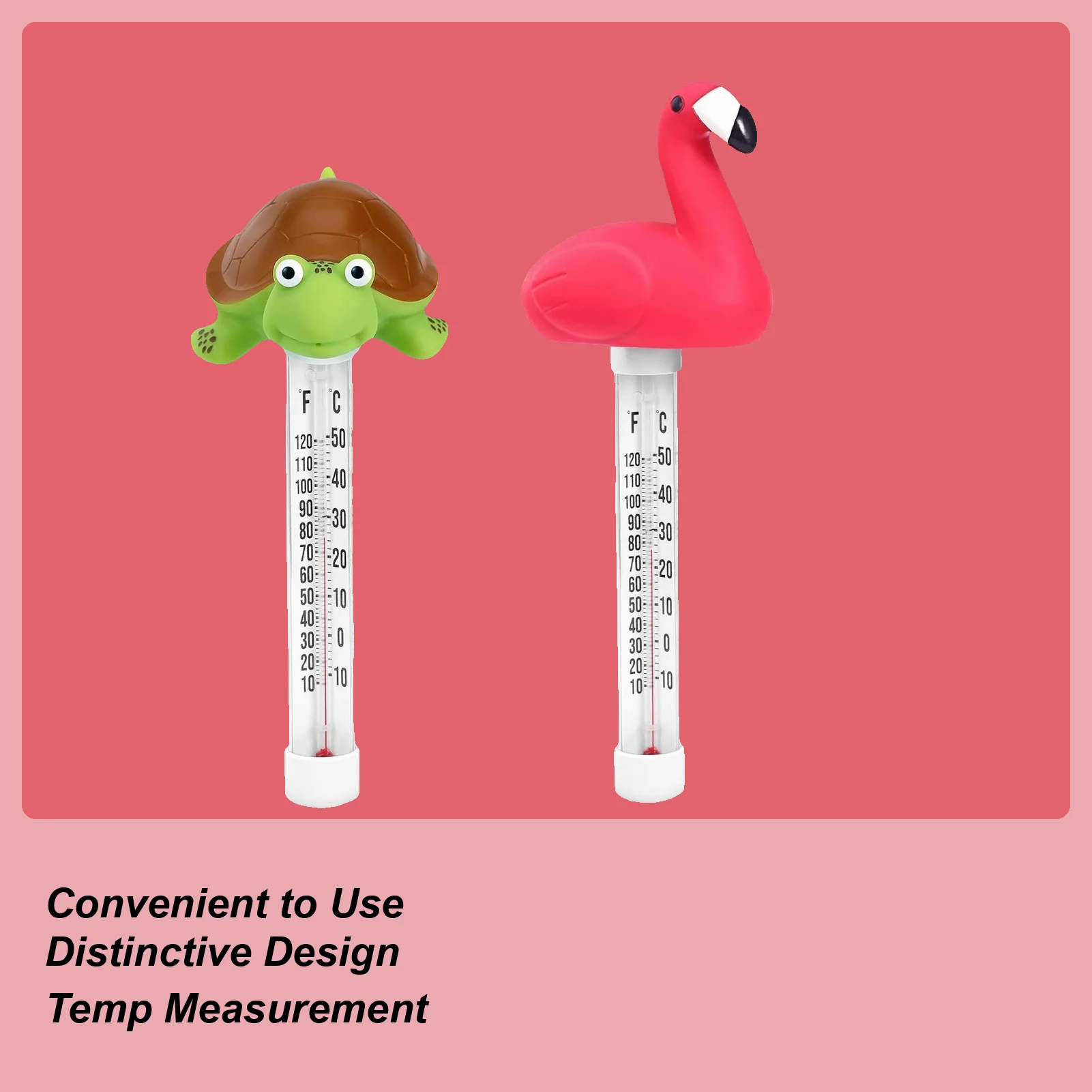 

Cartoon Animal Floating Thermometer Shatter Resistant Water Temperature Measuring Meter Tool for Hot Tub Spa Bathtub Fish Ponds