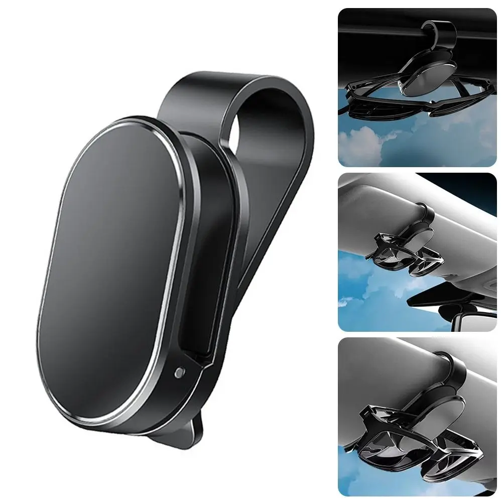 

Car Glasses Holder Car Sun Visor Sunglasses Clip Ticket Card Holder Non-slip Multi-functional Stylish Sunglass Organizer Hanger