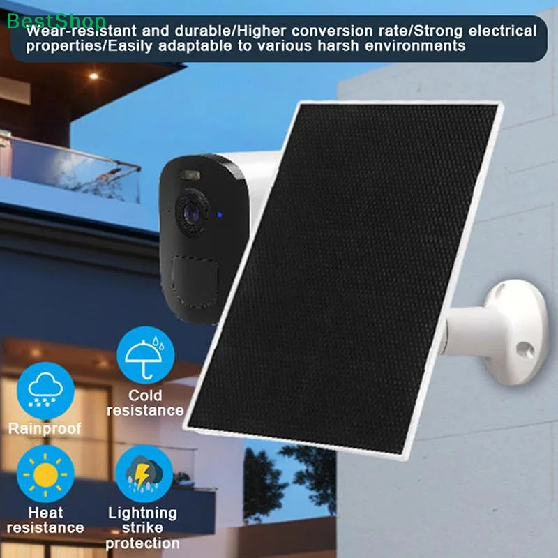 Outdoor Power Distribution Panel - ★ Weißes 3W Solarpanel für Kamera,