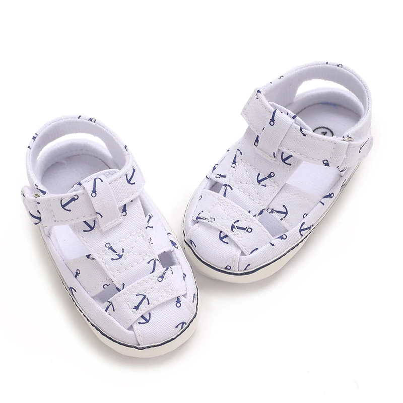 

HAIZHIW Sandals Shoes Soft Sole Summer 0-18Months Kids Newborn Baby Boys Fashion Summer Soft Crib Shoes First Walker Anti Slip