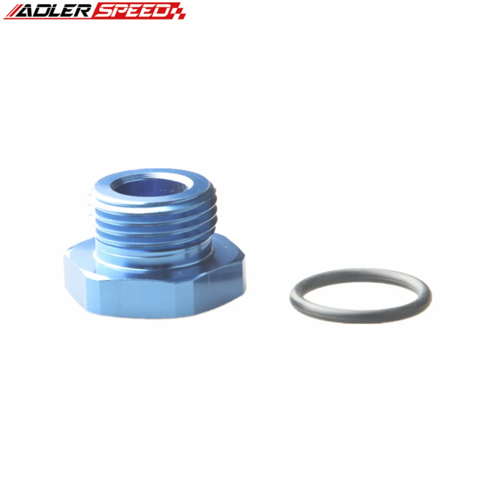 AN3/ AN4/ AN6/ AN8/ AN10/ AN12/ AN16 Flare Plug Fitting With O Ring Seal Aluminum