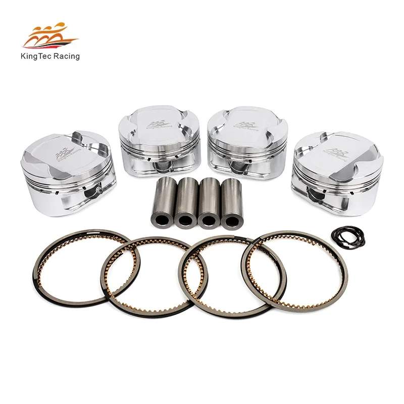 Schwarzer, oben geschmiedeter 4032 4A GE-Aluminiumkolben für Toyota Carina-Motor, 20 V, Auto-Ersatzteile, DOHC Inline 4 Gen5 Baustein