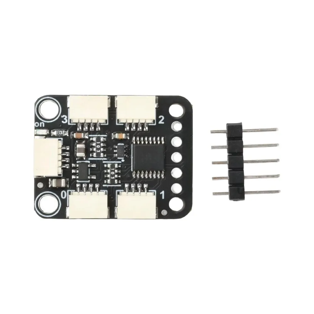 4 Channel I2C Multiplexer Module Based on PCA9546APW Chip for Expanding I2C Bus Connections on Microcontroller Projects