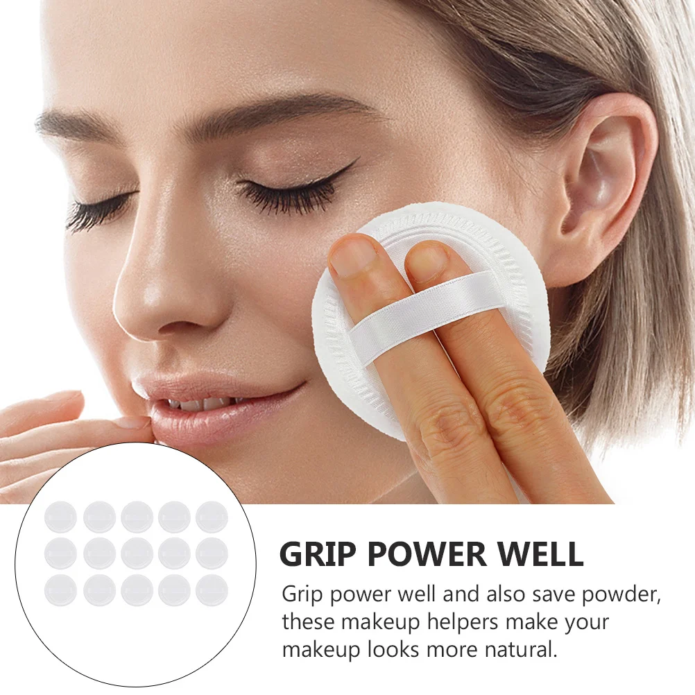 15 szt. zaokrąglonych gąbeczek do pudru, miękkie poduszeczki do kosmetyków do twarzy, małe gąbeczki do makijażu, bawełniane narzędzie do gładkiego nakładania makijażu