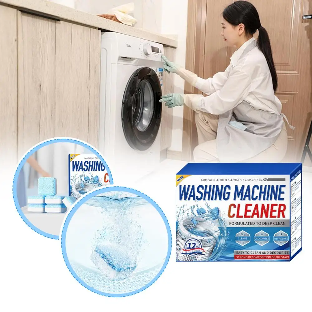 

12/24 шт. стиральные машины шипучие очистители быстро шипучие запахи очиститель весы бытовые эффективно удаляют растворы T7U6