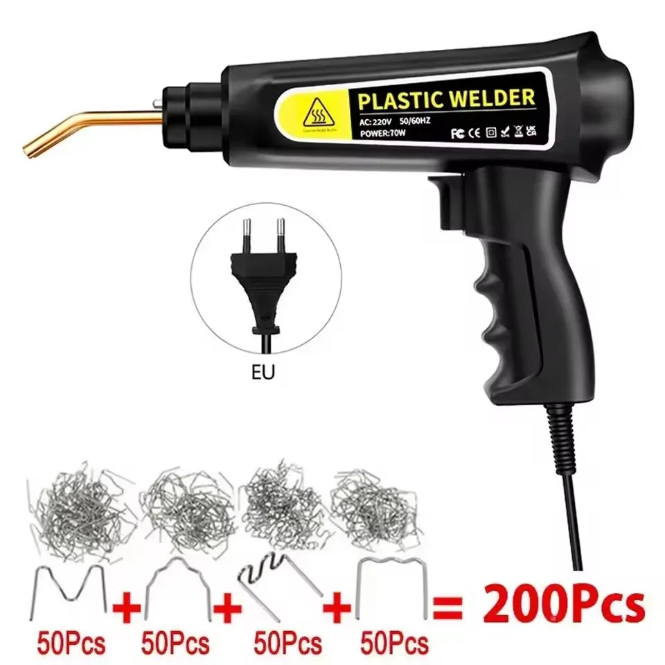 Nieuwe Heteluchtpistool Plastic Lasmachine Bumper Soldeerbout Nietjes Bumper Reparatie Auto Gereedschap Kit HOT Nietmachine Plastic Lasser