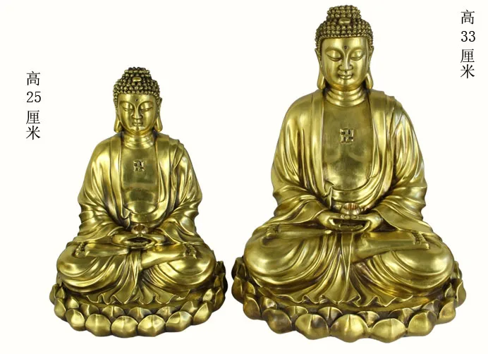 Special offer--TOP collection Home Decor Religious Shakyamuni figure of Buddha Buddhism Brass Decoration