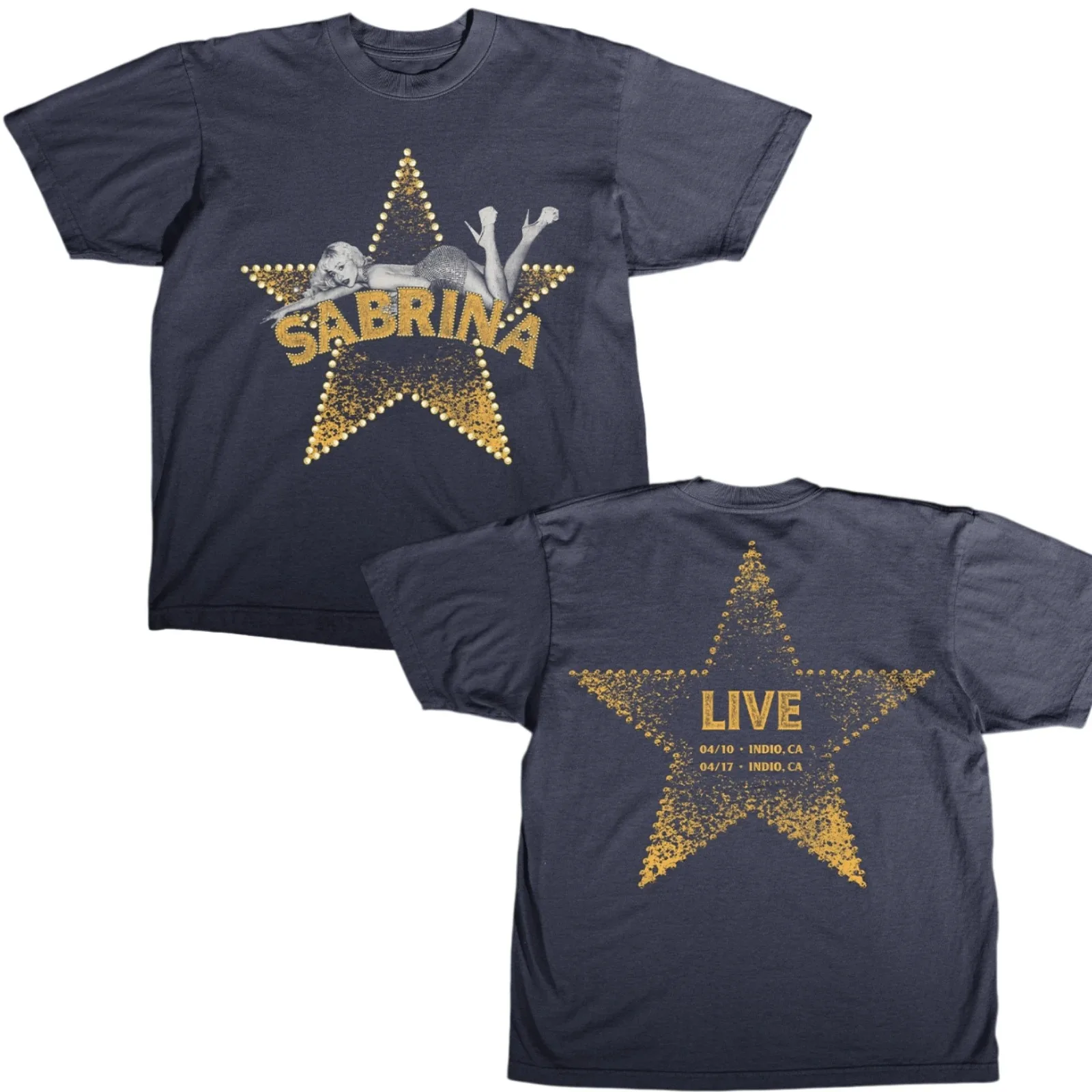 Y2k Oversized Tee Sabrina Carpenter Sabrinawood Post & Live Graphic Merch 2026 T Shirt Cotton  Vintage Men‘s Women's T-Shirt