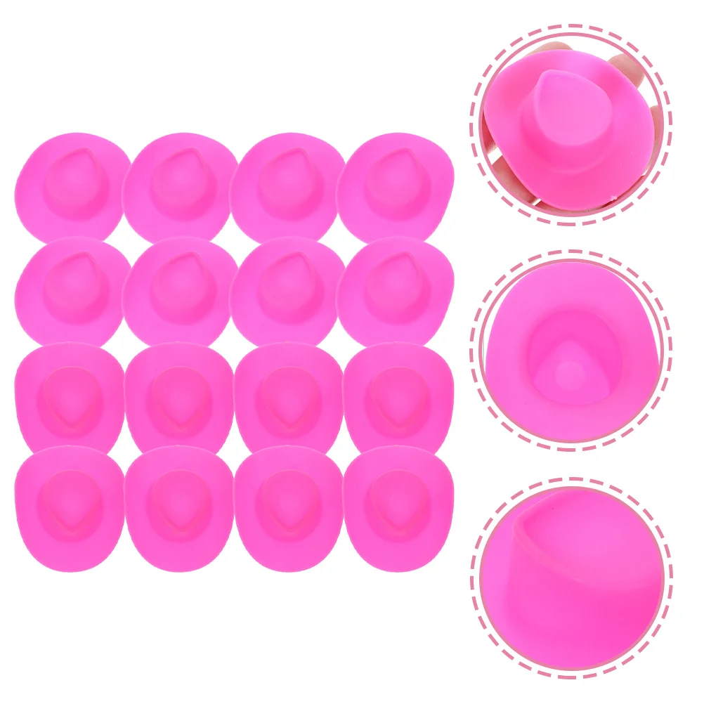 40 قطعة قبعة صغيرة ديكورات منزلية صغيرة التظاهر قبعات صغيرة اللعب الحرفية حفلة لصالح القبعات الصغيرة DIY بها بنفسك صنع المجوهرات