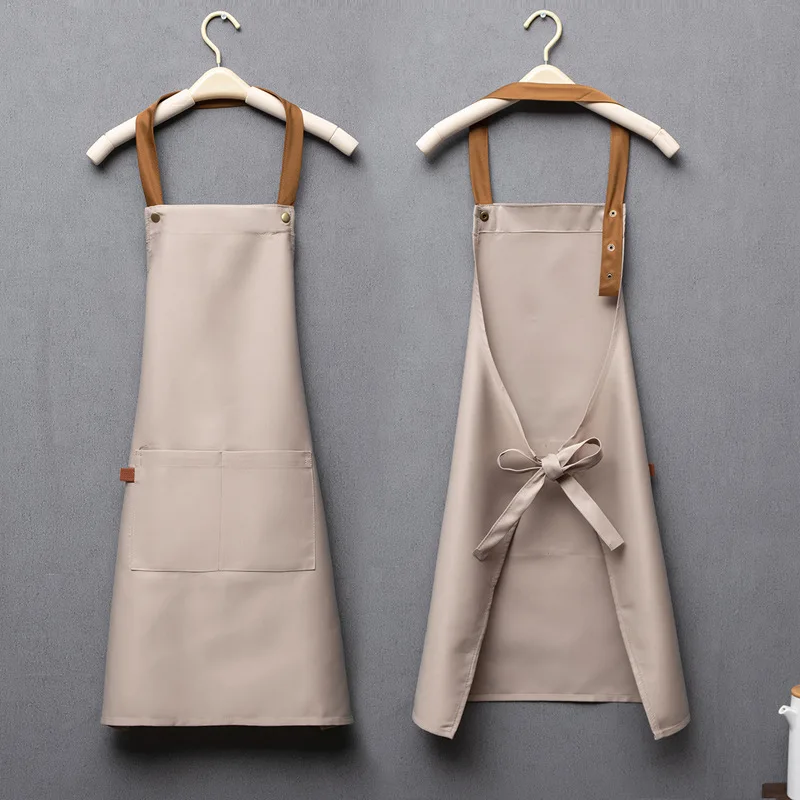 C821 Version Canvas Apron Catering Cake Shop Coffee Shop Milk Tea Shop Waiter Overalls Aprons Painting Apron Manicure Wear